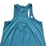 Eyelash Teal Blue Racerback Tank with Grommets Size Small Photo 2