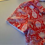 Nivo Athletic Athleisure golf woman medium , Polo Shirt Top Orange White Photo 6