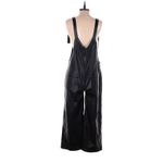 ZARA  Black Faux Leather Jumpsuit - S Photo 1