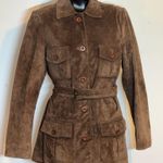 BP Brown Utility Jacket with Belted Waist Photo 0