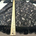 Loft  Boudoir Lace Cold Shoulder Black Nude Dress size 4 NEW NWT Photo 14