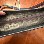 Brighton  Emma Embossed‎ Croc Pebbled Leather Shoulder Bag Adjustable Strap Black Photo 14