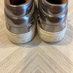 Jimmy Choo  Women’s Bells Snakeskin Silver & Natural High Top Sneakers - Size 38 Photo 3