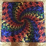 Grateful Dead NWT  Rainbow dancing bears bandana Photo 1