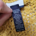 Daytrip  mustard pointelle chenille cardigan xs Photo 6