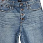 J.Crew  Button Up Jeans Womens Blue Medium Wash High Rise Skinny Jeans Size 28 Photo 2