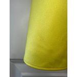 Alice + Olivia  Neon Yellow Satin Cowl Neck Slip Mini Dress Size 6 Photo 9