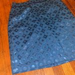 Maeve Antropologie  Sadie pencil skirt blue shimmery circles Photo 2