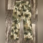 Karen Kane NWOT Green and Brown Patterned Pants Size 10 Photo 5