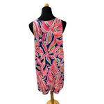 Lilly Pulitzer  Resort Jackie Shift Dress 100% Silk Navy Banana Flambé Size Small Photo 2