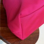 Dooney & Bourke Fuchsia shoulder bag with Brown leather Accents Photo 6