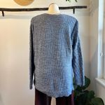 Jeanne pierre  Blue 100% Cotton Cable Knit Fisherman Classic Sweater Size 3X Photo 4