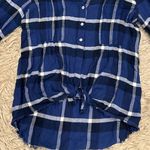 Holding Horses Anthropologie  flannel blouse size 8 Photo 3