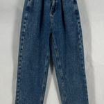 PacSun Seabreak Mom Jeans Womens XS Blue Denim Cotton High Rise Paperbag Waist Photo 0