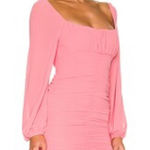 REVOLVE | MORE TO COME Petra Ruched‎ Mini Dress Pink Size XXS Photo 0