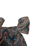 Xxi  Forever 21 Boho Smocked Crop Top Women's‎ S  Peasant Blouse Multicolor Photo 2