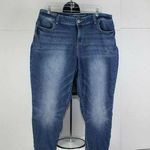 Maurice's M Jeans By  Womens Blue Jeans Sz XL Short Mid Rise Straight Leg Stretch Photo 0