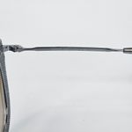 Valentino Gunmetal Cat Eye Sunglasses w/‎ Gold Gradient Lenses Silver Photo 6