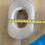 No Brand Western Cowgirl Hat with Concho Band One Size Beige Blue Photo 5