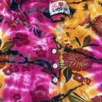 Lucky Brand  Vintage Tye Dye Floral 3/4 Shirt Size Small Photo 1