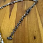 Vintage 1997 marked R silver gold tone chain style belt Photo 2
