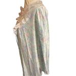 Vintage Pinehurst Lingerie Floral Lace Nightgown Women’s Size Large Romantic Cot Blue Photo 8