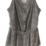 Sienna Sky  Women's Size Medium‎ Leopard Print Flowy Top Photo 0