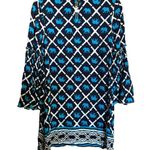 Crown & Ivy Tunic Dress Womens 4 Multicolor Elephant Novelty Print Boho Photo 5