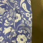 Fresh Produce Blue Floral V Neck Sleeveless Dress Women's Size Small Faux Wrap Photo 5