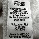 Evereve  x 4 THE LOVE Hoodie Sweatshirt Oversized Pullover Cotton White M NWT Photo 4