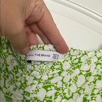 Faithfull the Brand  Juniper Midi Dress Freja Floral Print Green White Sz 4 Photo 4