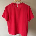 Vintage Bethany beautiful coral 100% silk blouse Pink Size M Photo 0