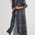 We The Free NWT Free People  Quiet Hours Coat Cardigan Top Tweed Longline XS/S Photo 0