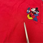 Disney Vtg 90s Mickey Mouse Minnie Embroidered Pocket Long Sleeve Shirt Medium Photo 11