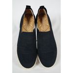 Adrienne Vittadini  Womens US 9M Niko Slip On Sneaker Black Espadrille Photo 4