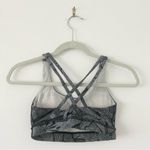 Lululemon Energy Bra in Mini Dottie Tribe White Black Photo 1