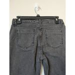 Forever 21  Womens Jeans Cropped Mid Rise with Raw Hem Black S Medium Photo 3