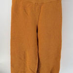 Free People Beach Women’s 100% Cotton Waffle Weave Orange Pants Size Small Photo 0