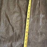 Carmen Marc Valvo Beaded Accents Knee-Length Skirt Size 4 100% Silk Olive Green Photo 9