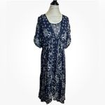 Sundance  Paisley Dress Midi Fairy Lined Size Large Photo 6