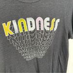 Anthropologie NWT Junk Food Size Small Gray Kindness Graphic Tee Shirt Photo 2