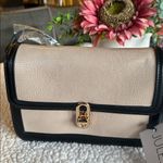 NWT Jules Kae Mia Cream and Black Crossbody Bag Photo 5