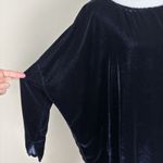 CP Shades Sibella Top Womens Small Velvet Silk Blend Boxy 3/4 Sleeve Oversized S Photo 6