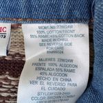 Vintage Faded Glory Denim Brown Fair Isle Sweater Top Jacket Shacket 22/24W XL Blue Photo 6