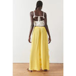 Urban Outfitters Out From Under Tied Up Gauze Wide Leg Pant M Sunflower Boho Photo 4