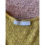 Karlie Yellow Textured Knit Tank Top Women’s Small Cotton Blend USA Made Photo 1