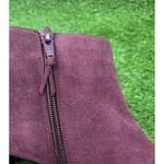 Stuart Weitzman  Gardner Maroon Suede Boots Size 7 New Photo 5