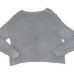 c'isa C’isa grey black star fuzzy sweater women’s size large Photo 1