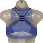 Adidas Vintage 1990s Purple/Blue Racerback Sports Bra With Mesh Medium Photo 3