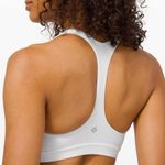 Lululemon White Arise Light Support Racerback Athletic Workout Sports Bra Photo 1
